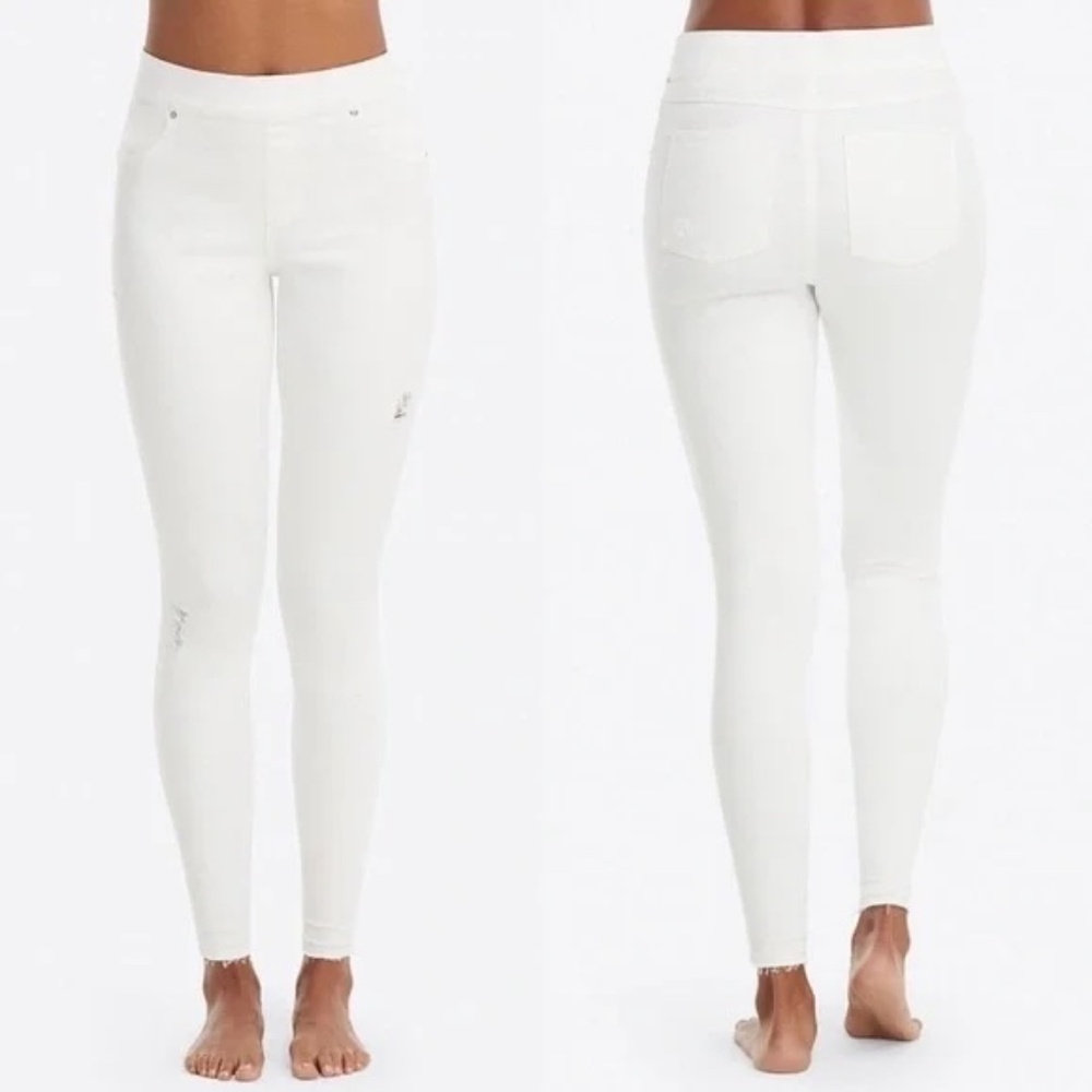 SPANX Distressed Skinny Jeans